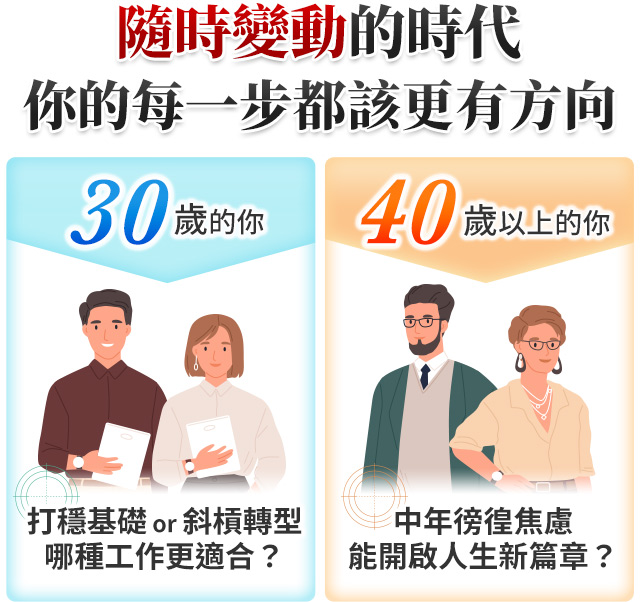 隨著時代變動，你的每一步都要深思熟慮